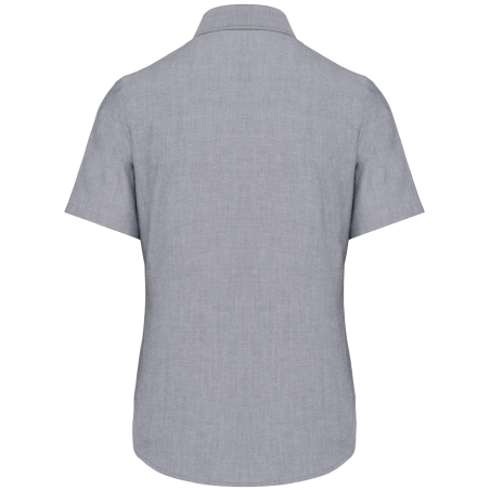 Chemise Oxford manches courtes femme Gris – Kariban – vue 2
