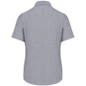 Chemise Oxford manches courtes femme Gris – Kariban – vue 2