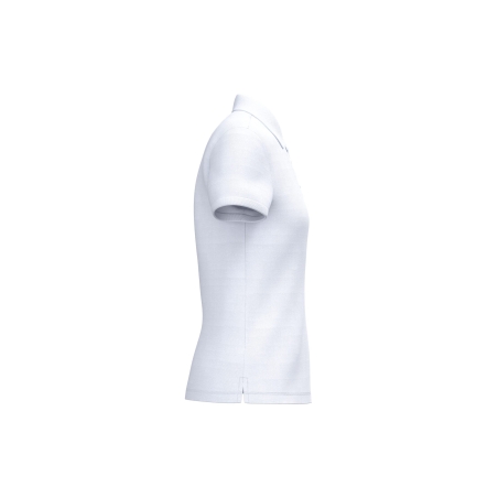 Polo piqué femme Blanc 180 g/m² – iDeal Basic Brand – vue 3