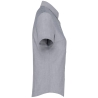 Chemise Oxford manches courtes femme Gris – Kariban – vue 3