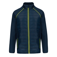 Veste Day To Day Bi-matière Unisexe Marine WK. Designed To Work