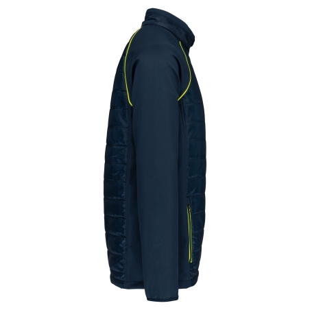 Veste Day To Day Bi-matière Unisexe Marine WK. Designed To Work – vue 3