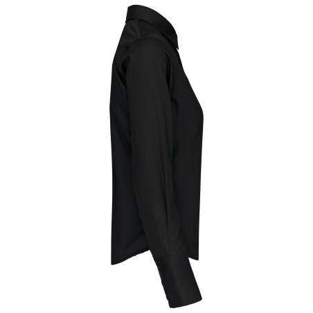 Chemise Manches Longues Sans Repassage Femme Noire Kariban – vue 3
