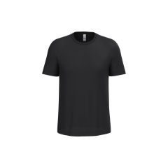 T-shirt homme col rond Noir 185 g/m² – iDeal Basic Brand