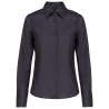 Chemise Femme Sans Repassage Manches Longues Gris Kariban