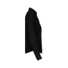 Chemise popeline manches longues femme Kariban – Noir – vue 3