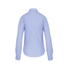 Chemise Popeline Manches Longues Femme Ciel – Kariban – vue 2