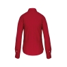 Chemise popeline manches longues femme Rouge – Kariban – vue 2