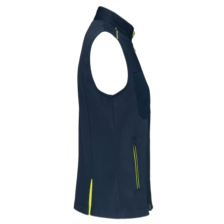 Bodywarmer femme Day To Day marine WK. Designed To Work – vue 3