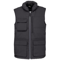 Bodywarmer matelassé gris homme WK. Designed To Work