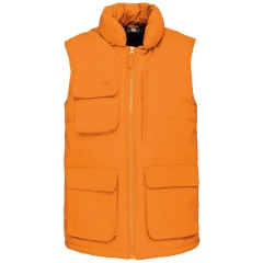 Bodywarmer matelassé homme Orange WK. Designed To Work
