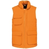 Bodywarmer matelassé homme Orange WK. Designed To Work