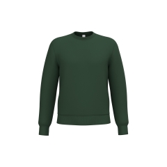 Sweat-shirt col rond vert unisexe iDeal Basic Brand