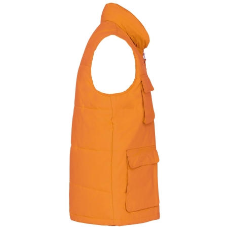 Bodywarmer matelassé homme Orange WK. Designed To Work – vue 3