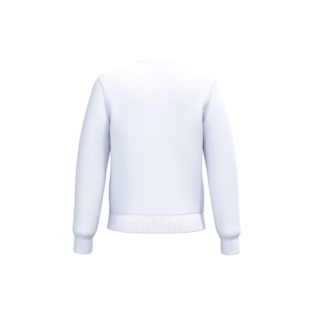 Sweat-shirt col rond unisexe Blanc iDeal Basic Brand – vue 2