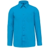 Chemise Popeline Polycoton Entretien Facile Homme Turquoise Kariban
