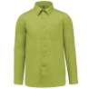 Chemise popeline polycoton entretien facile Kariban Vert lime