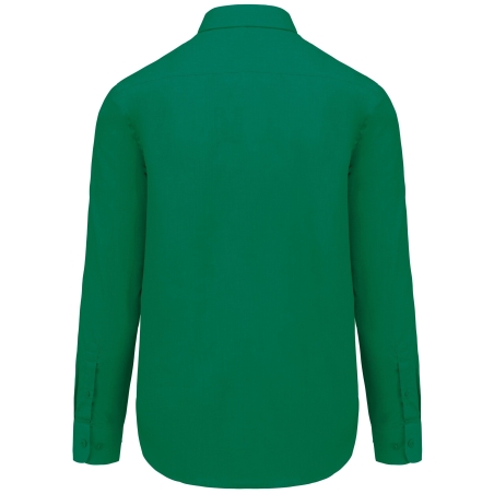 Chemise popeline polycoton vert Kelly Kariban homme – vue 2