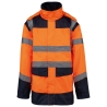 Parka de travail 4 en 1 recyclée Orange WK. Designed To Work