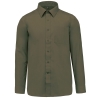 Chemise popeline polycoton entretien facile homme Vert Kariban