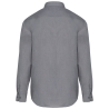 Chemise popeline polycoton entretien facile homme Gris – Kariban – vue 2