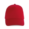 Casquette coton 5 panneaux Rouge Cherry Red – K-up