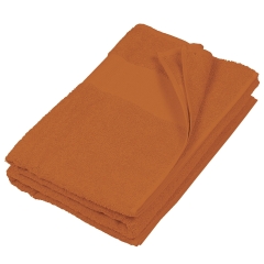 Serviette de toilette 50x100 cm Orange Brûlé Kariban