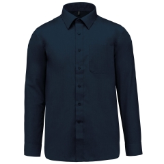 Chemise Popeline Polycoton Entretien Facile Homme Marine – Kariban