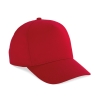 Casquette coton 5 panneaux Rouge Cherry Red – K-up – vue 4