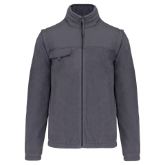 Veste polaire manches amovibles Gris WK. Designed To Work