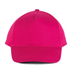 Casquette Coton 5 Panneaux Fuchsia – K-up