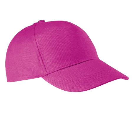 Casquette Coton 5 Panneaux Fuchsia – K-up – vue 2