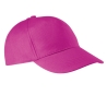Casquette Coton 5 Panneaux Fuchsia – K-up – vue 2