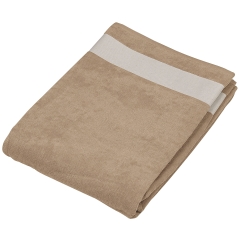Drap de plage Beige/White 400 g/m² Kariban – Personnalisable