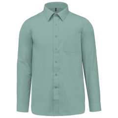 Chemise popeline polycoton entretien facile Kariban Vert Sage