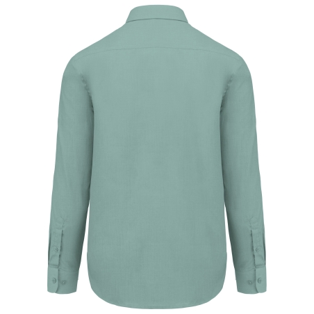Chemise popeline polycoton entretien facile Kariban Vert Sage – vue 2