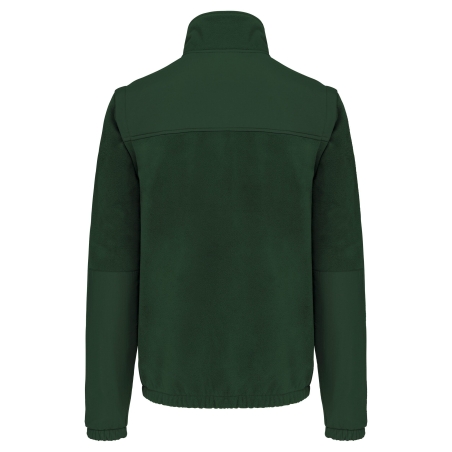 Veste polaire manches amovibles homme Vert Forest Green WK. – vue 2