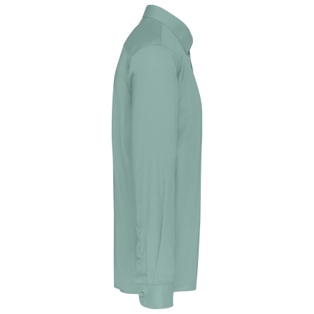 Chemise popeline polycoton entretien facile Kariban Vert Sage – vue 3