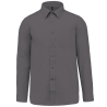 Chemise popeline polycoton entretien facile Kariban Gris