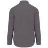 Chemise popeline polycoton entretien facile Kariban Gris – vue 2