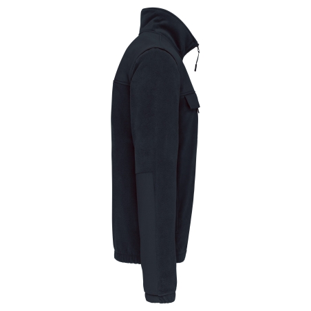 Veste polaire manches amovibles Marine WK. Designed To Work – vue 3