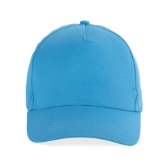 Casquette Coton 5 Panneaux Turquoise K-up | Label Blouse