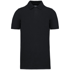 Polo piqué bio 180 g/m² homme Noir – Kariban