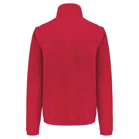 Veste polaire manches amovibles Rouge WK. Designed To Work – vue 2