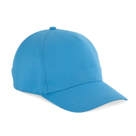 Casquette Coton 5 Panneaux Turquoise K-up | Label Blouse – vue 4