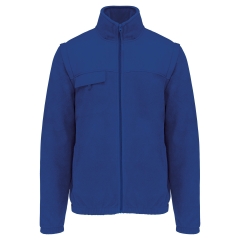 Veste polaire manches amovibles Bleu Royal WK. Designed To Work