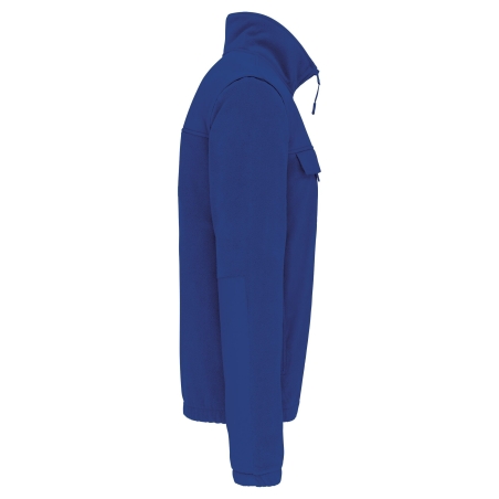 Veste polaire manches amovibles Bleu Royal WK. Designed To Work – vue 3