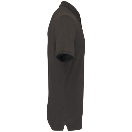Polo piqué bio 180 g/m² Kariban homme – Gris anthracite – vue 3