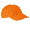 Casquette 5 panneaux coton orange K-up – taille unique – vue 2