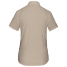 Chemise Popeline Polycoton Manches Courtes Femme Beige Kariban – vue 2